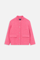 gazelle coat pink woman