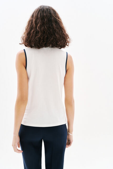 Maglietta Tely ecru donna