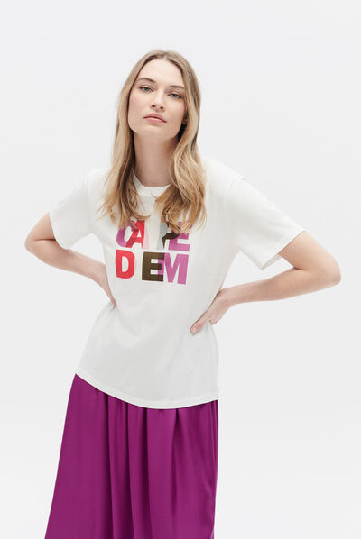 T-shirt taren blanc femme