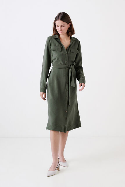 Kleid ralyson khakigrün damen