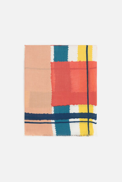 Foulard milo camel femme