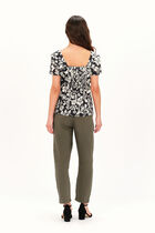 City blouse black woman