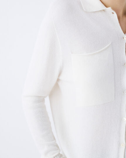 Pull Mpatty made in Italy ivoire femme