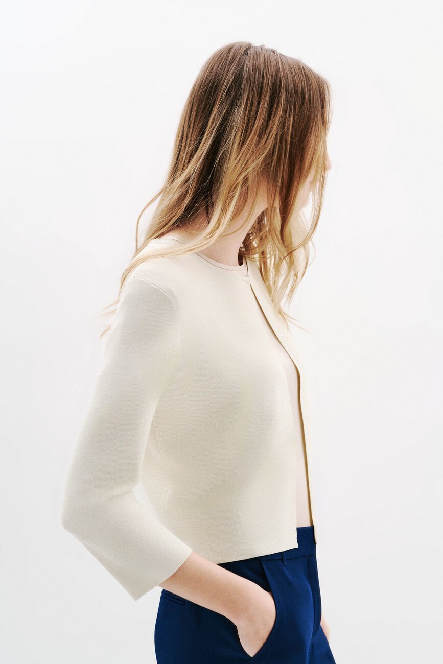 Boléro Mlaura creme femme