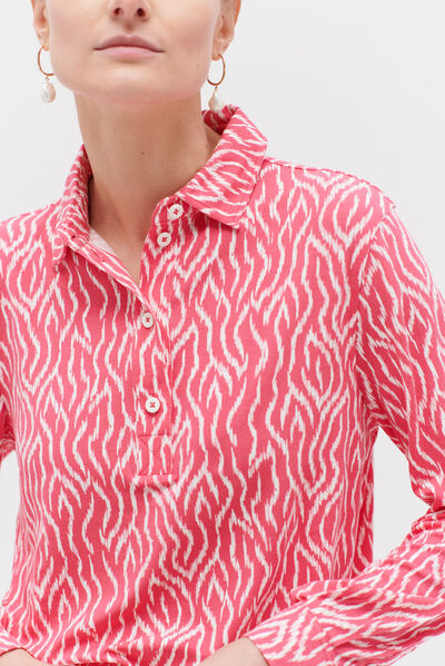 chemise matilda rose fushia femme