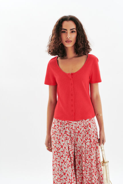 T-Shirt Tvalentine rot damen