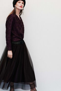 Jupe Jupon noir femme