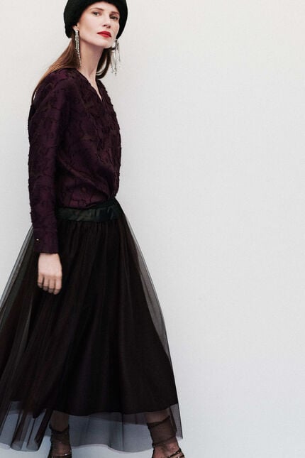 Jupon skirt black woman