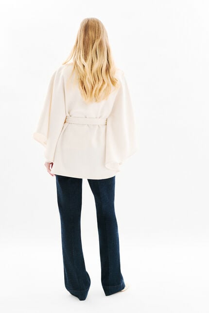 Hacaro poncho cream woman