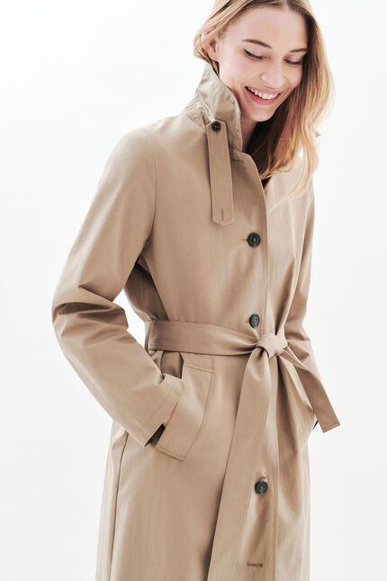 Trench Gelisolo taupe femme