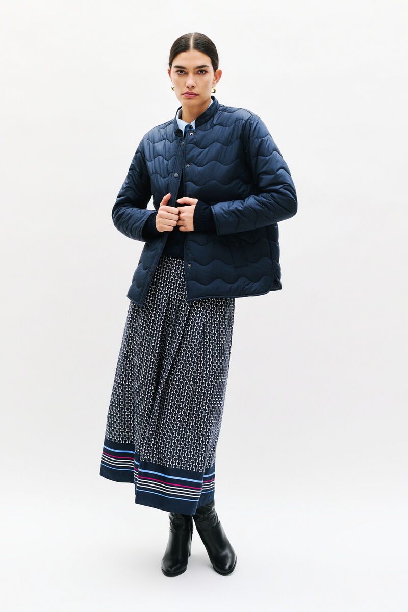 Manteau Goldie bleu marine femme
