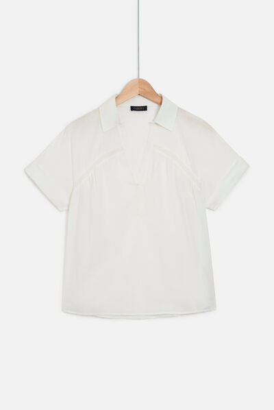 blouse petunia ivoire femme