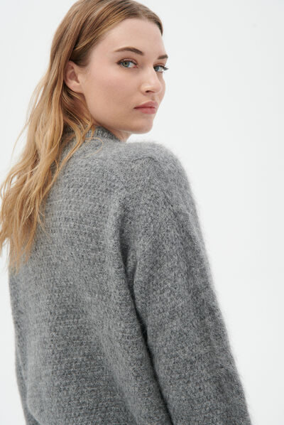 Pull biancalu gris fonce femme