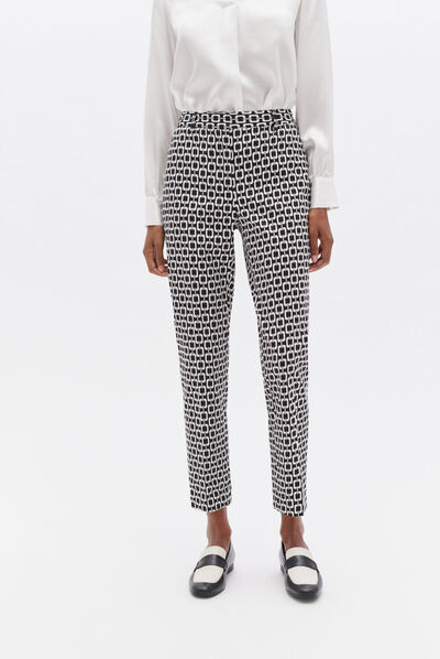 Pantalón pgabin3 negro mujer