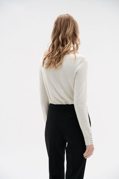 maglione sofia avorio donna