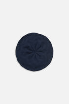 Berra beret 100% cashmere navy blue woman