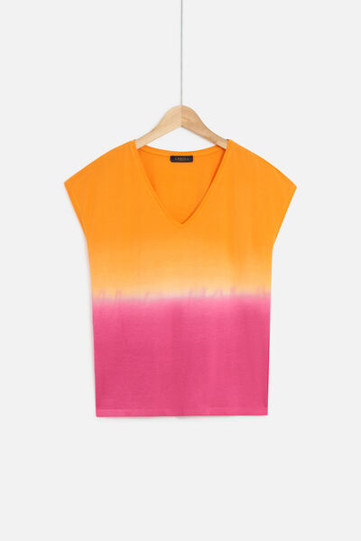tshirt danae orange femme