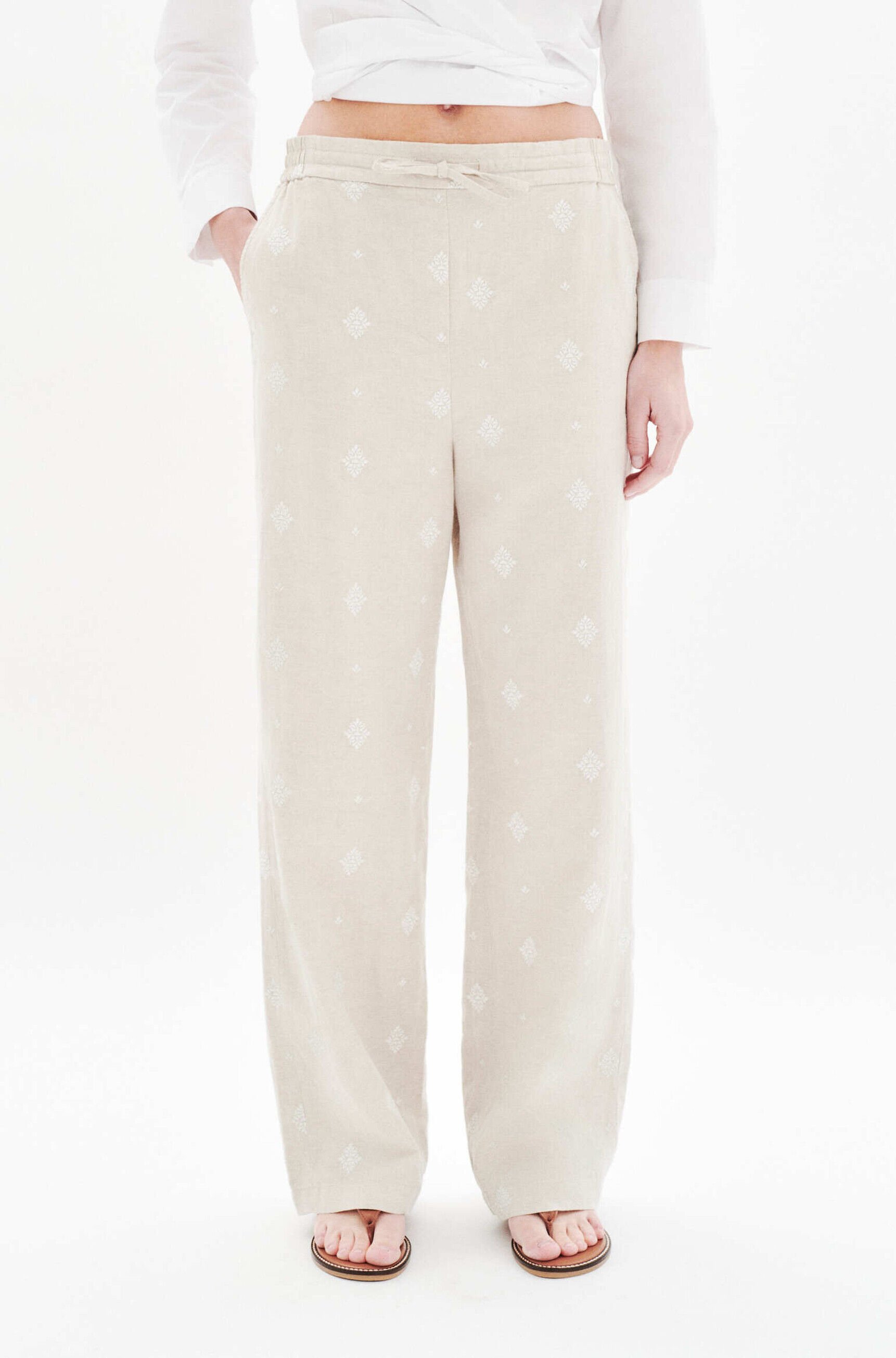 Pantalon pure sable femme