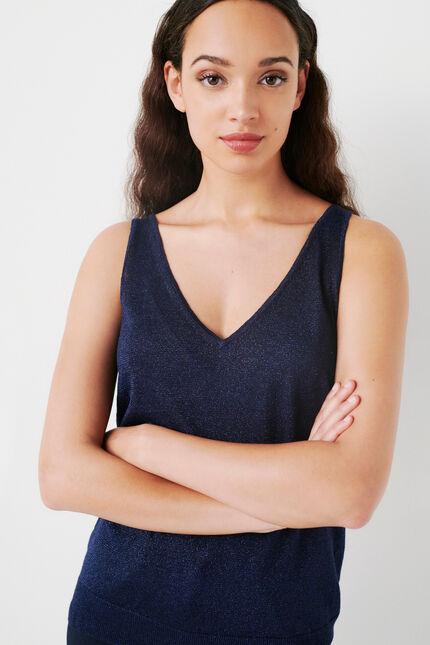 top nolwenn bleu marine femme