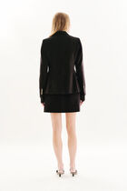 Aurora blazer chocolate brown woman