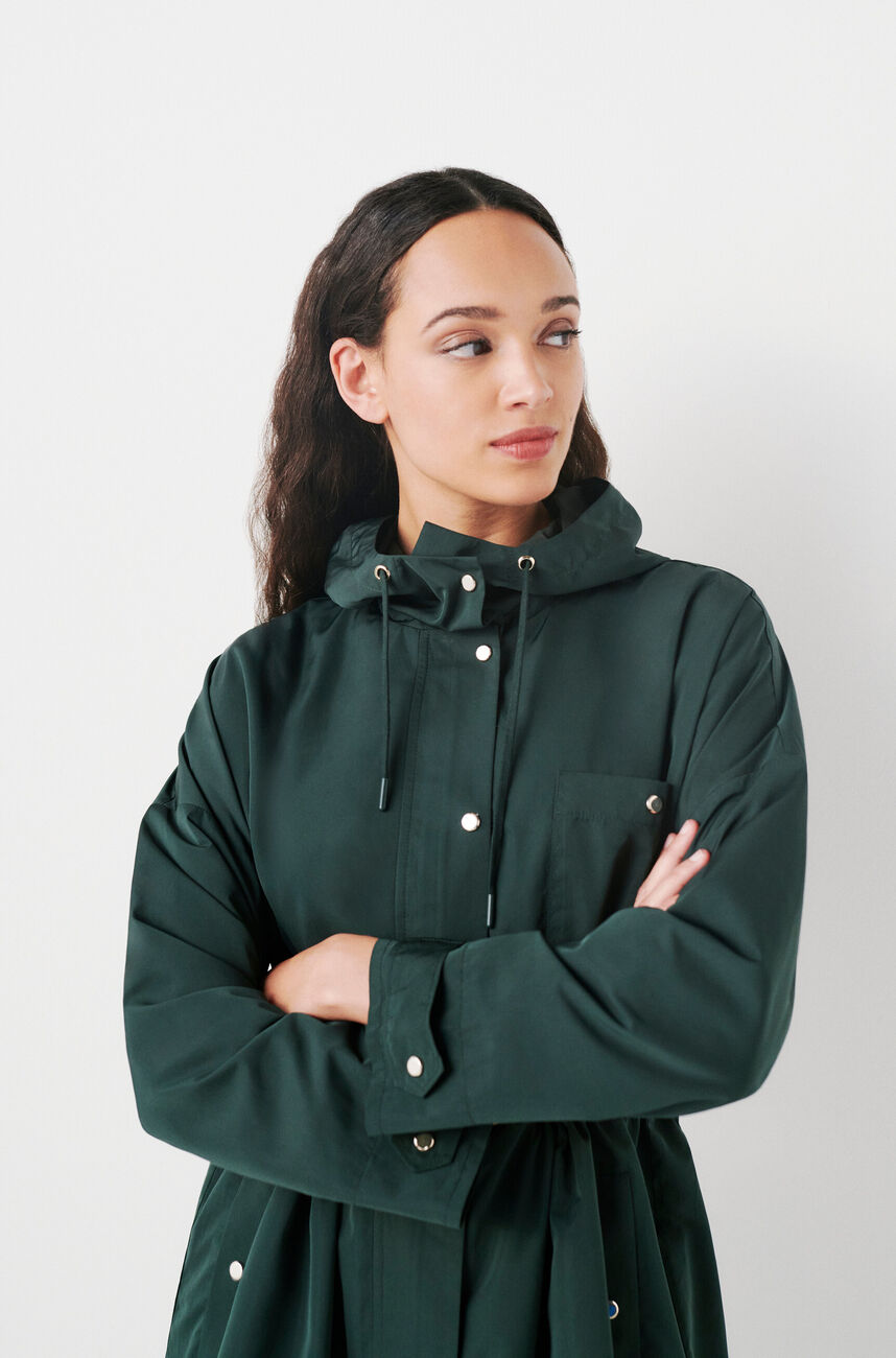 Parka guarana vert foncé mulher