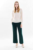 100% cashmere mchelsea sweater ecru woman