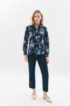 Jessica7 shirt navy blue woman