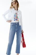 jean come stone denim woman