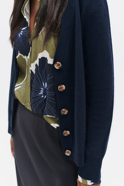 Pull marika bleu marine femme