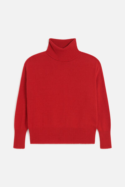 Pull muray rouge femme