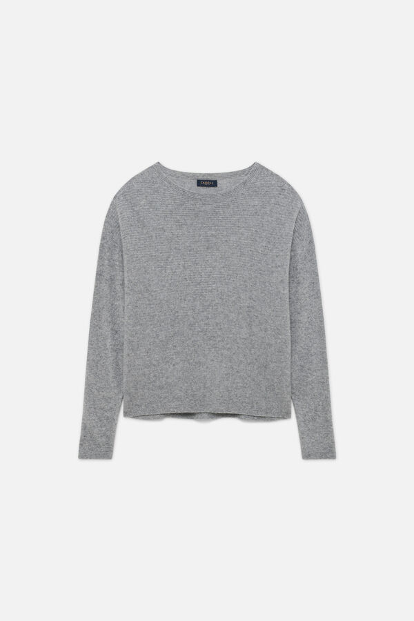 Trui Mlindsay made in Italy grijs vrouw