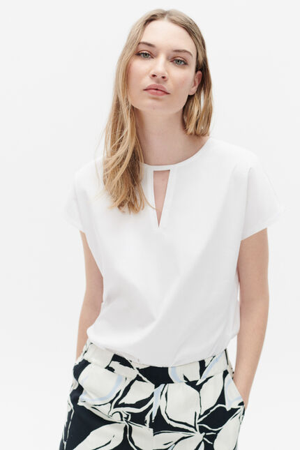 T-shirt Tilda bianco donna