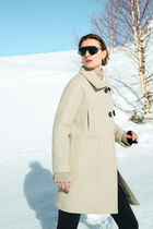 Gramont coat beige woman