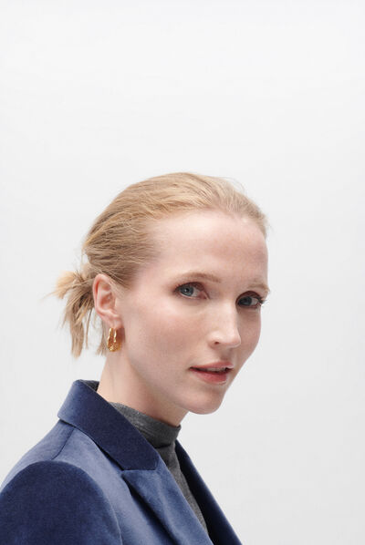 blazer aurora bleu marine femme