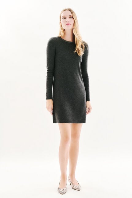Vestido Rmiriam gris mujer
