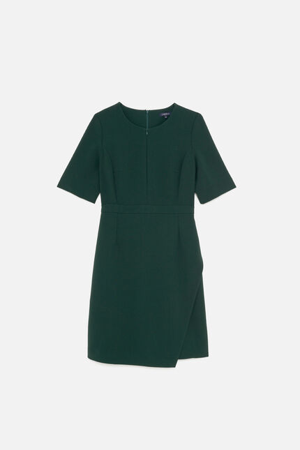 Robe Rmina vert foncé femme