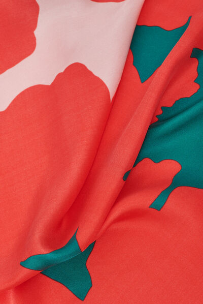 foulard lio rose femme
