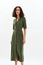 Rtifanny2 dress khaki green woman