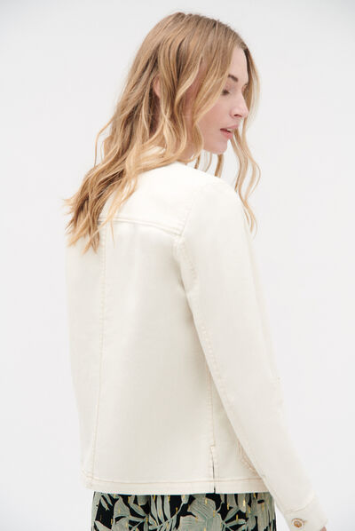 veste zocca ecru femme