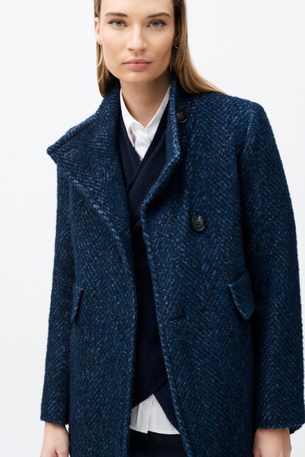 Cappotto Ali blu navy donna