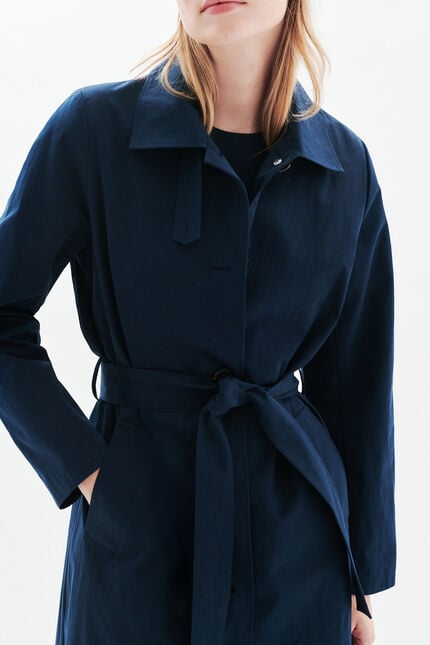 Trench Gelisolo bleu marine femme