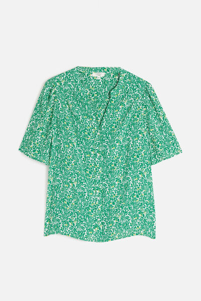 Blouse carla1 vert menthe femme