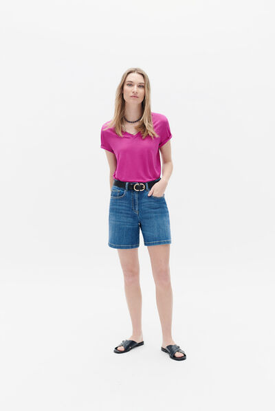 Tshirt tini violet femme