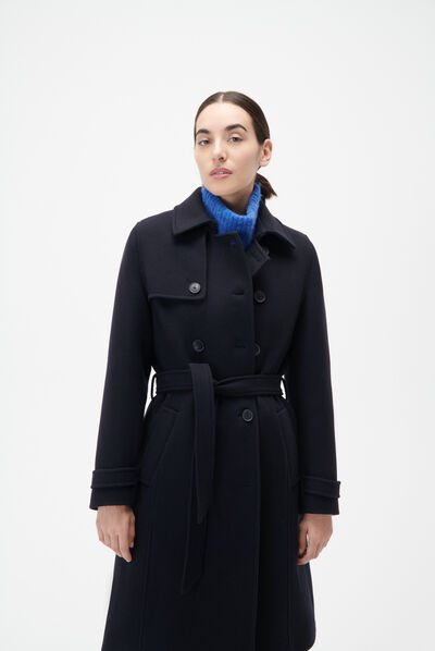 Jas Genna marineblauw vrouw
