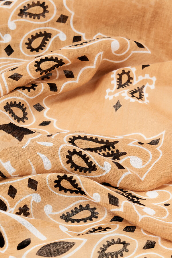 Foulard Ladana camel femme