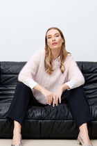 mchloe sweater light pink woman