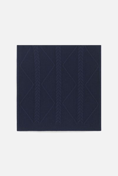 Echarpe idora bleu marine femme
