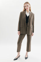 Pirouette trousers taupe woman