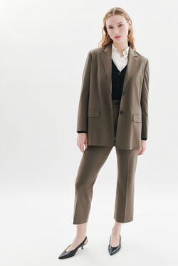 Pantalon Pirouette taupe femme