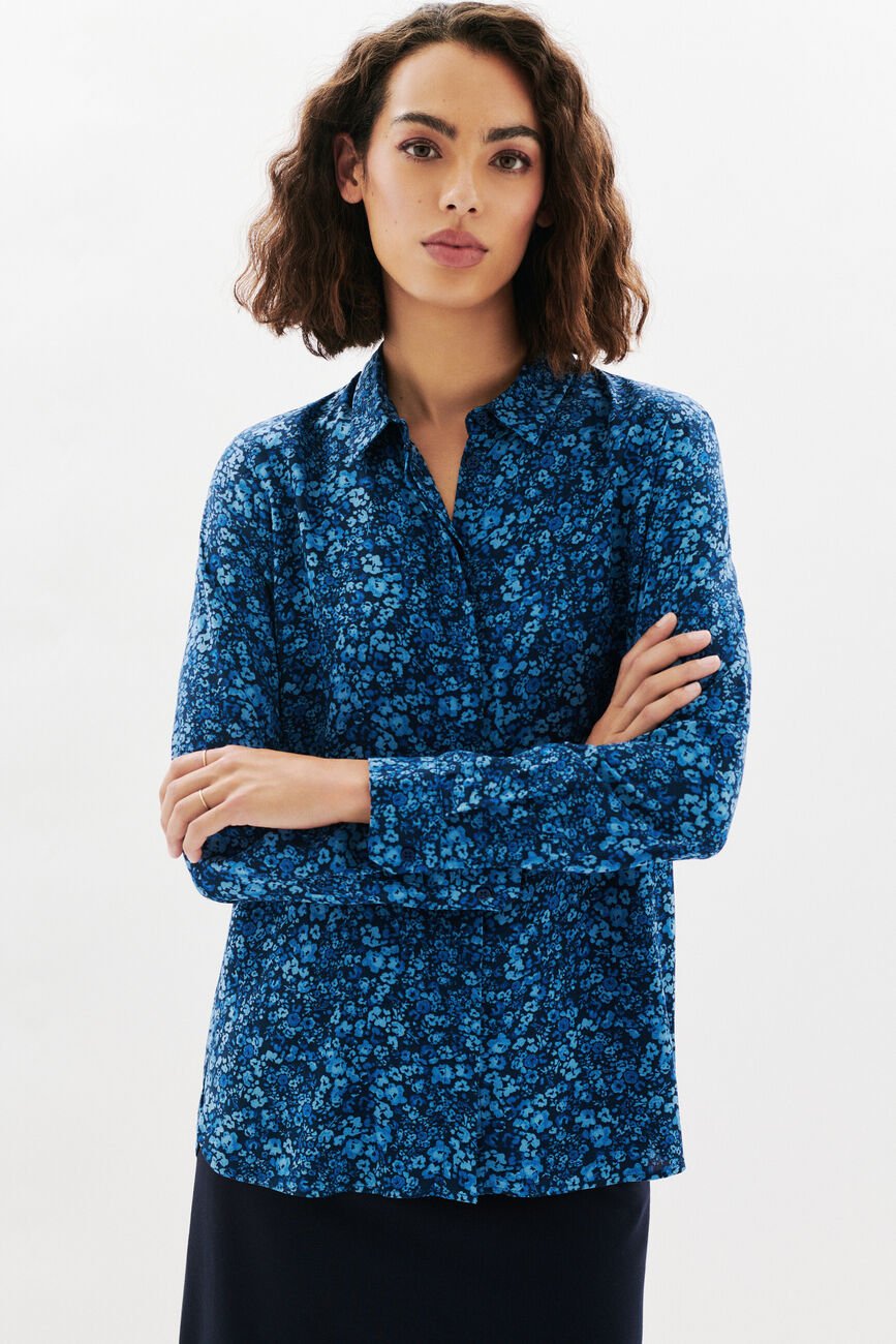 Jamie shirt navy blue woman